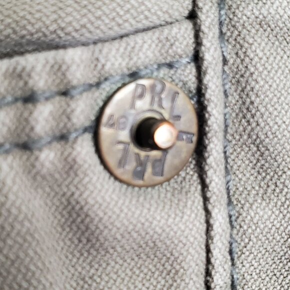 Polo Ralph Lauren Mens Pants Khaki Cotton 38x30 Relaxed Fit Straight Leg Green - Picture 10 of 11